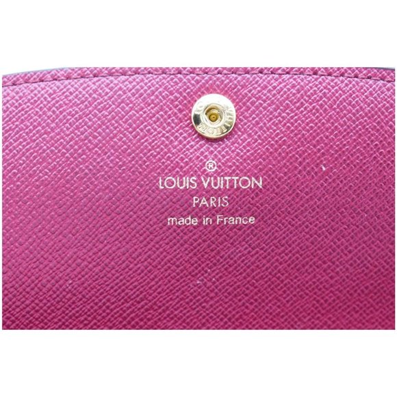 LOUIS VUITTON  Emilie Monogram Canvas Wallet Fuchsia - Picture 10 of 11